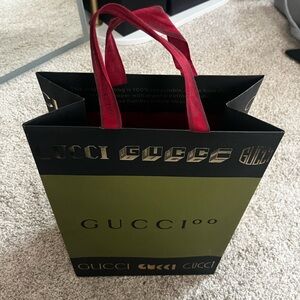 Gucci Limited Edition 100 year anniversary medium Paper Shopping Bag